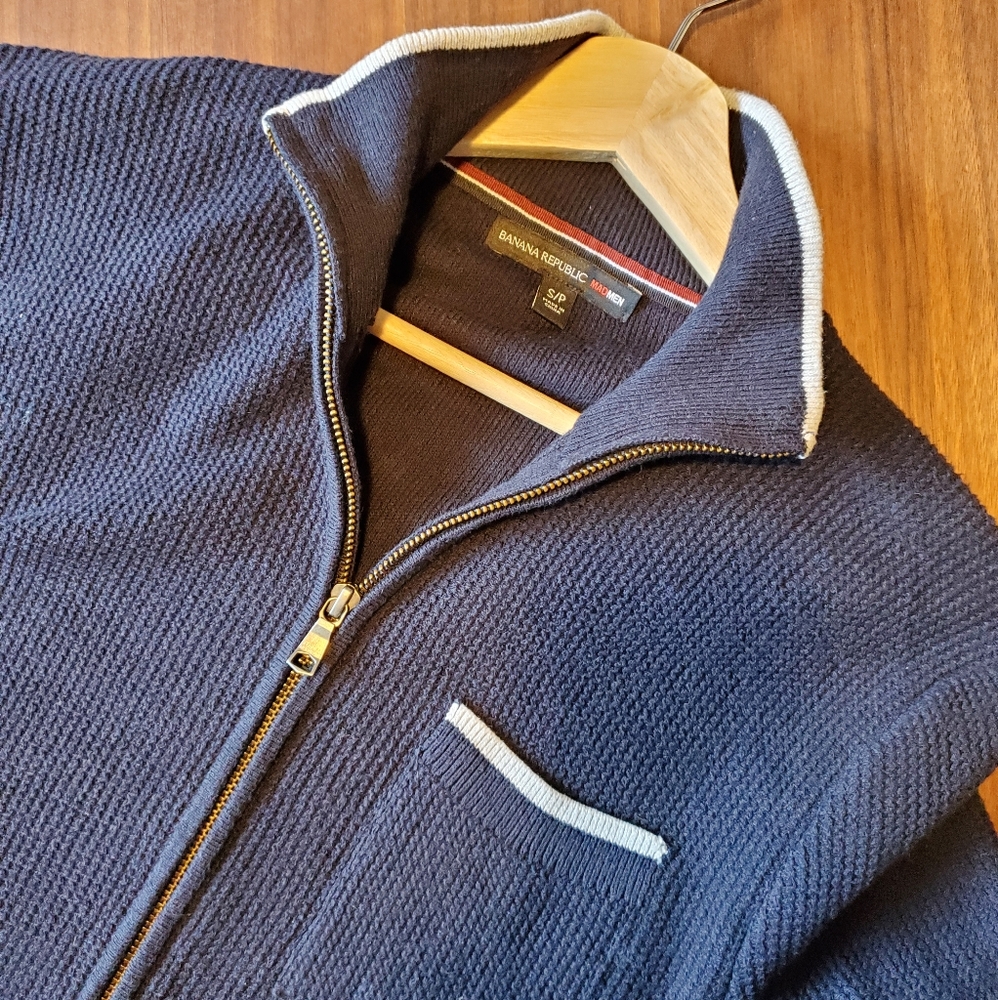 Banana Republic 'Mad Men' Edition Zip Sweater